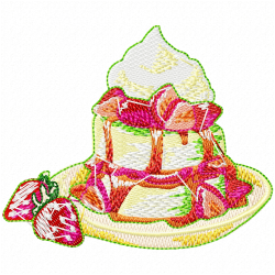Foods And Sweets Embroidery Design 1 Foods And Sweets Embroidery Design 1
